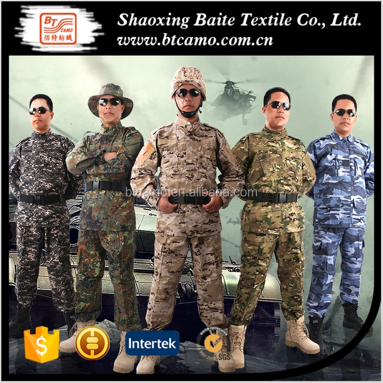 Woodland Camouflage Fabric For BDU Uniform
