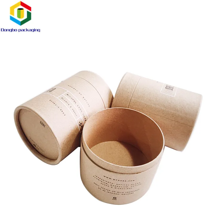 Eco-Friendly Cosmetic Paper Tube Packaging Container For Face Jars