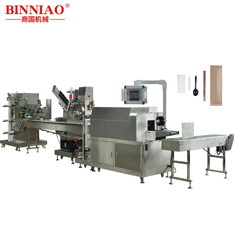 
Wooden Spoon Toothpick Paper Packing Machine Knife Flow Pack 