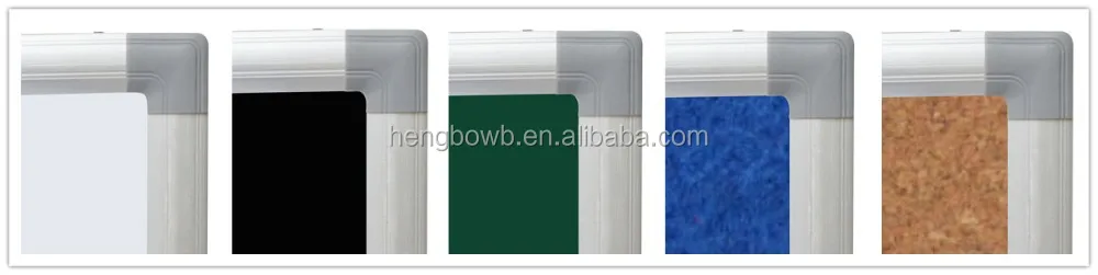 HB-B3 wall mounted aluminum frame cork notice board for home message