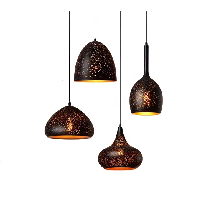 Wholesales Iron indoor Etching vertigo moroccan pendant light retro