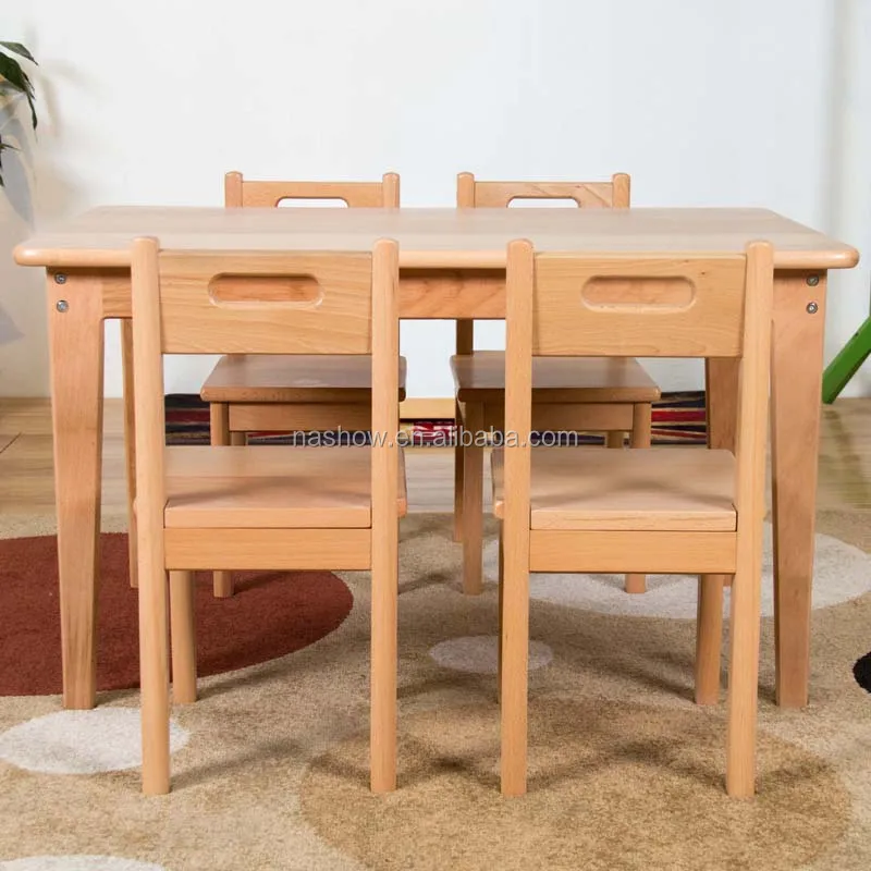 
Cubby Plan LMMS-020 New High Quality Solid Beech Preschool Furniture Wood Kid Table 