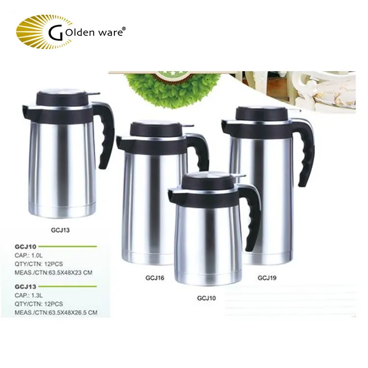 
Golden Ware Wholesales nice Quality large stainless steel coffee tea thermos flask 
