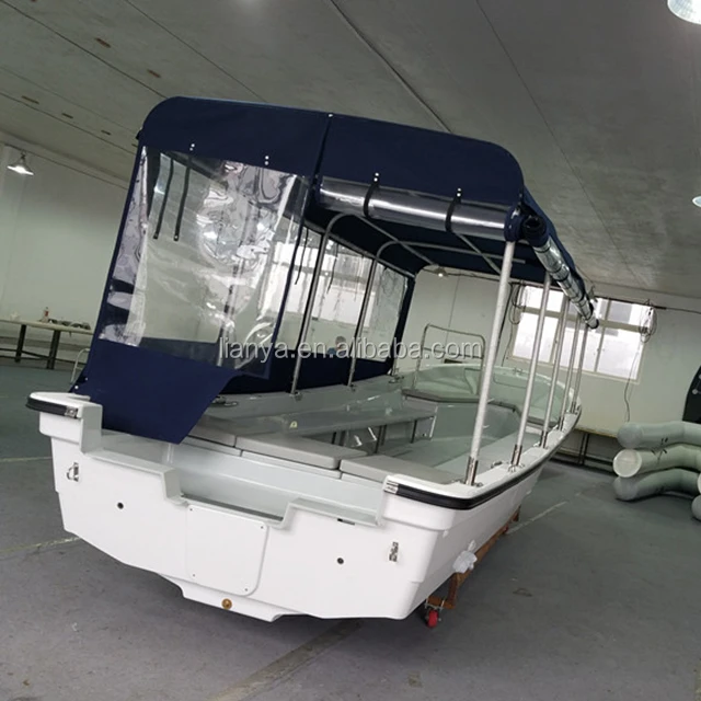 Liya 10persons fiberglass passenger boat panga boat factory