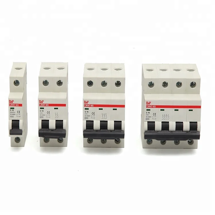  DZ47-65 / C45 B C D изгиб миниатюрный автоматический выключатель бренд MCBLW LW47-65 2P