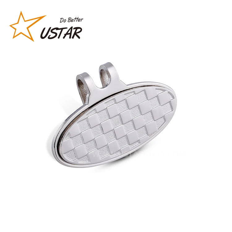 
Hot selling cheap custom metal golf blank men money clip hat clip with logo 