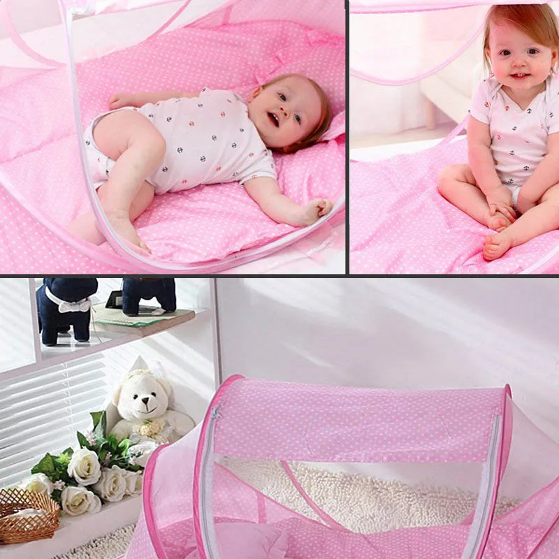 
Foldable Infant Baby Kid Child Pop Up Cot Bed Mosquito Fold Net Tent 