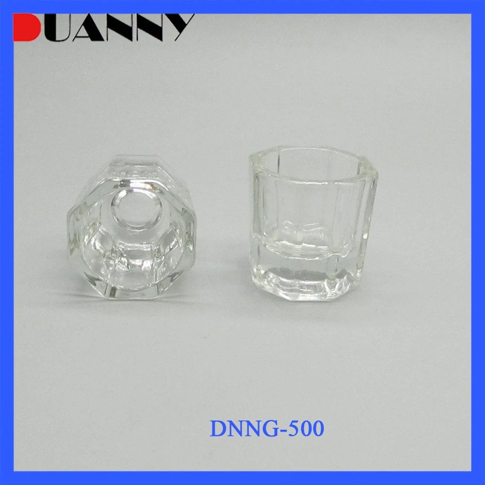 Wholesale Glass Clear Crystal Liquid Cup for Cosmetic Nail Care Tools