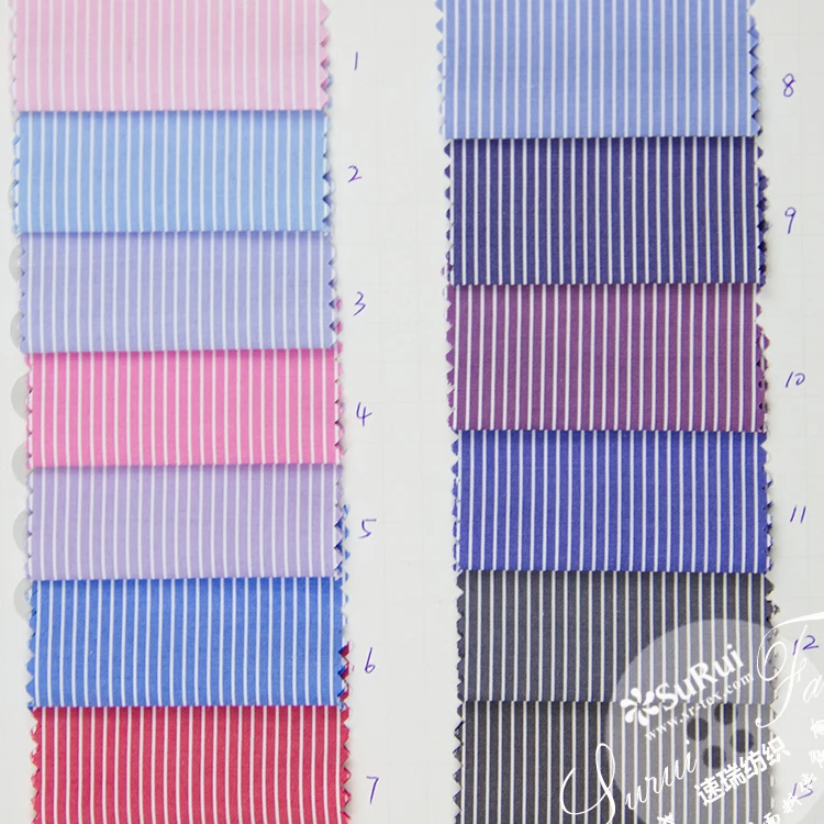 New designs  polyester cotton yarn dyed shirt grey fabric for men