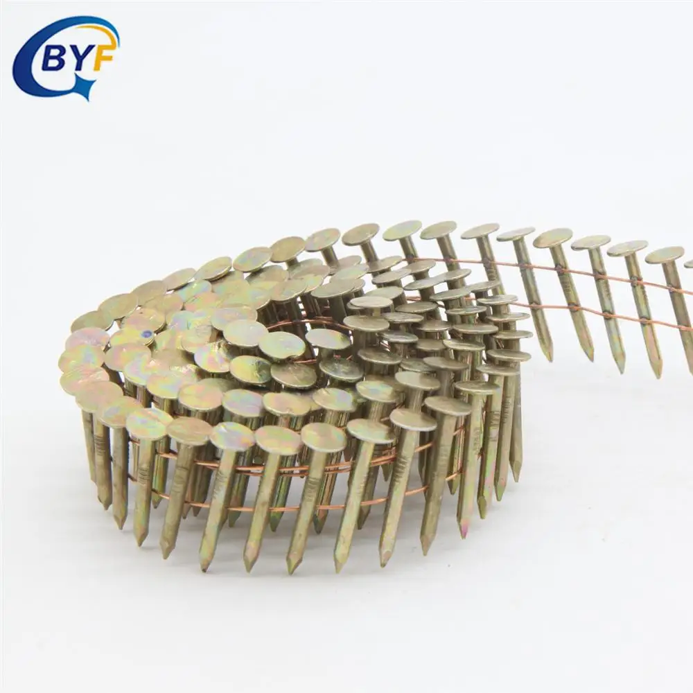 
Factory Direct Sale Galvanized Coil Roofing Nail 
