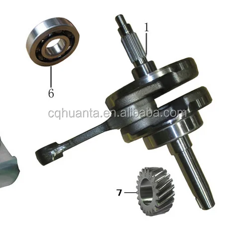 CrankshaftCG CGL CD70 GN CUB CB WY GS XL GY6 AX TS125 LIFAN LF ZS LX LX50 70 100 JH50 TIANMA100 125 150 LF50 100 110 125