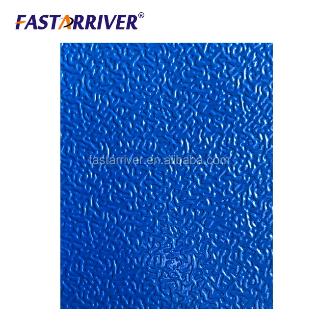  Алюминиевая катушка с тиснением Stucco 1050 1060 1100 3003 оранжевым