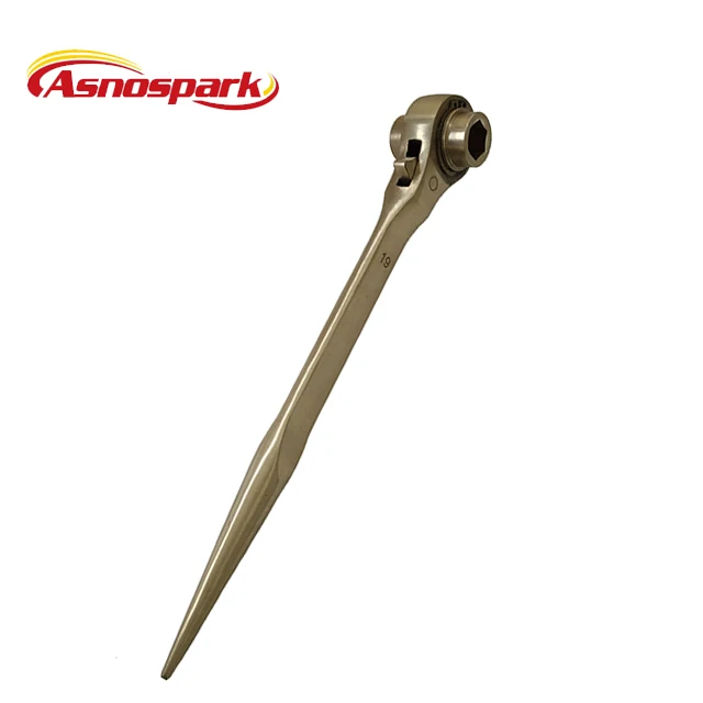 Non sparking construction ratchet wrench