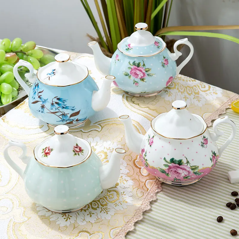 England Popular Fine Bone China TeaPots with infuser