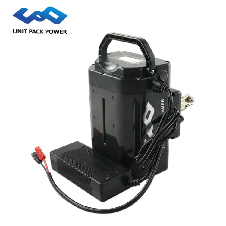 Аккумуляторная батарея для электровелосипеда под сиденьем 36 в 14 Ач, портативная складная литиевая батарея для электровелосипеда