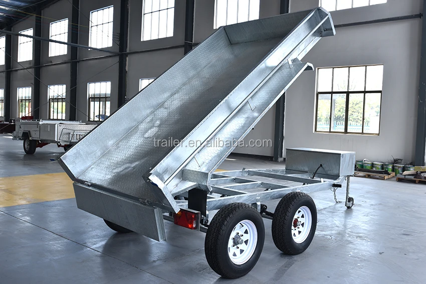 Yongqiang Hot Dip Galvanized Hydraulic Dump Trailer for Sale
