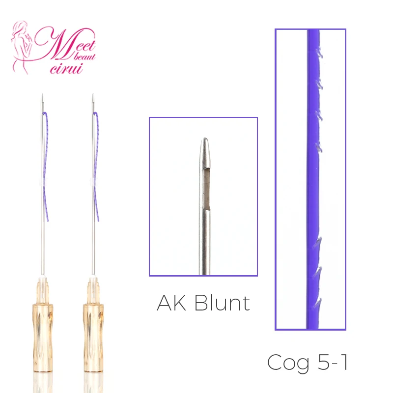 absorbable suture pds pdo medical thread with needle