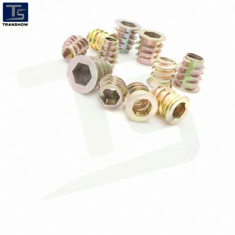 Wooden Furniture Galvanized steel Thread Insert Nuts
