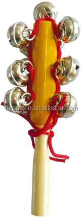 Музыкальные инструменты классического дизайна, латунные школьные металлические колокольчики