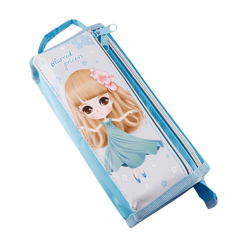 TOPSTHINK Prince pencil punch school stationery cute pencil bag for girl