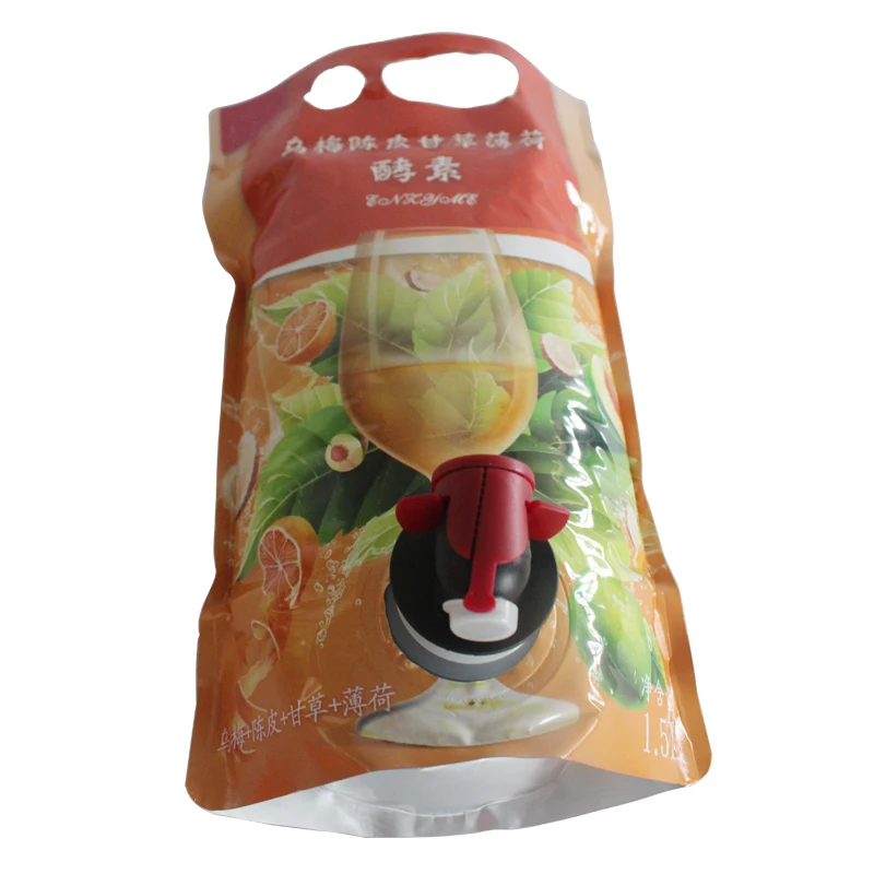 
black plum fermented drink Custom your brand fermented juice fruit juice enzyme herb spout package drink 