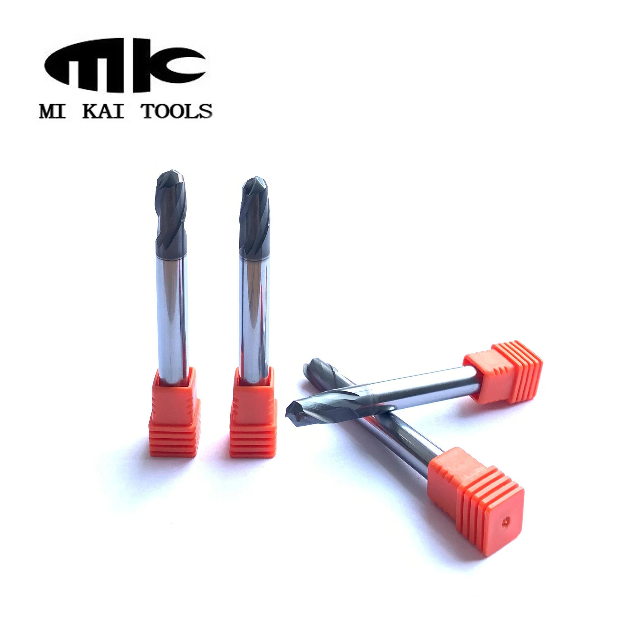 Solid Carbide Spheric Milling Cutter 2 Flute Ball Nose End Mill Feed And Speed