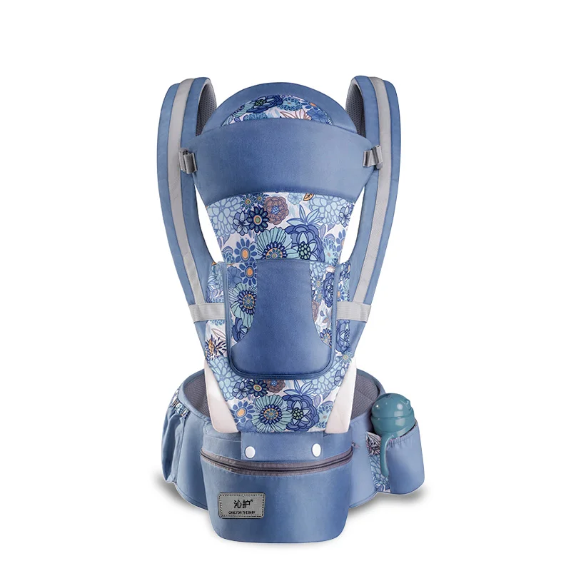
multifunction convertible ergonomic Hipseat for newborn baby dark blue baby Carrier 
