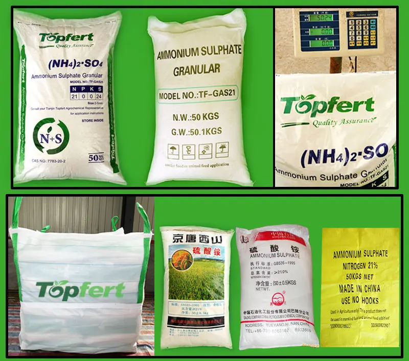 Fertilizer Granular Ammonium Sulphate color