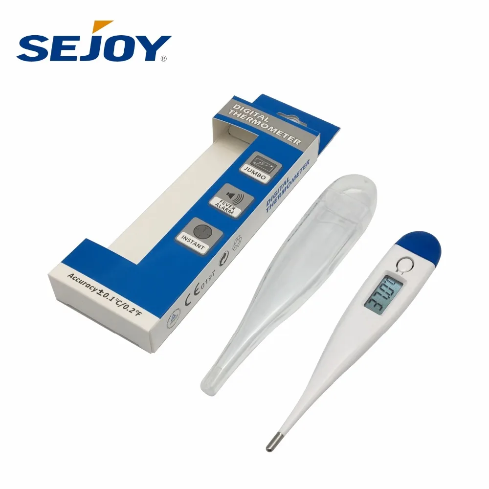 
Fast Medical Test Rigid Probe Digital Fever Thermometer 