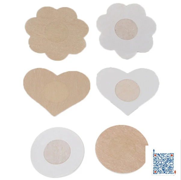 
Women Underwear Flower Heart Shape Roundness Non-woven Nipple Sticker Nipple Paste Wholesale BR0010 