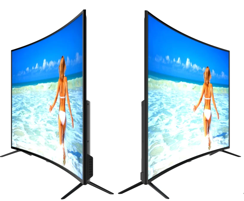 55 65 75 86 100 дюймов led lcd плоский закругленный крепеж для smart led Телевизор