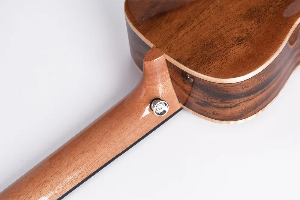 Armrest ukulele soprano 21 inch guitar Mahogany neck OEM ukulele kit from China manufacturer