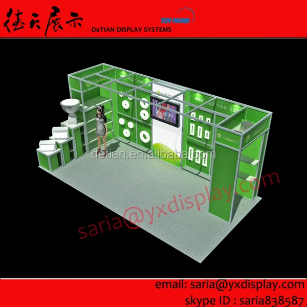 
Portable exhibition display design, exhibition booth system 3x6 custom services 