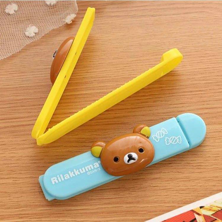 Hot Selling 2pcs Rilakkuma Plastic Food Bag Clip
