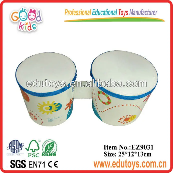 деревянные музыка мини-барабан игрушки для детей