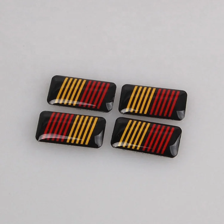 Wholesale Custom Printed 3d Company Logo Epoxy Sticker Clear