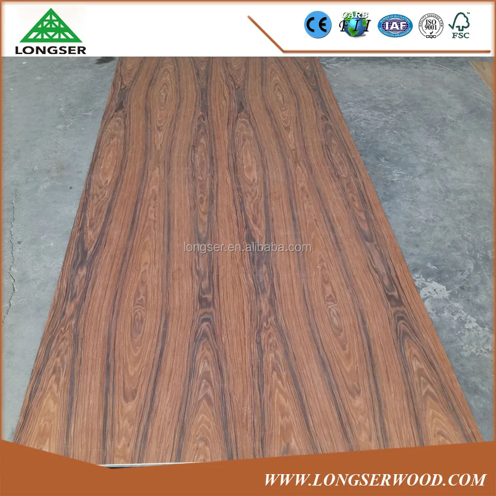 2.5mm Recon Flower Teak Veneer Plywood to Iraq