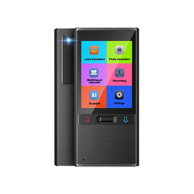 
english chinese translatorT9 instant voice translate 106 language scanner translation connect 4G or wifi 