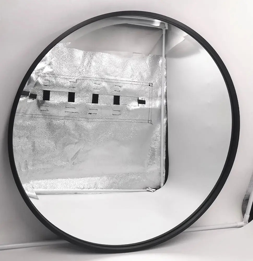 Большое Круглое настенное зеркало по Заводской Цене/черная металлическая рама, железная рама/диаметр 60 см, 70 см, 80 см, 90 см, 100 см