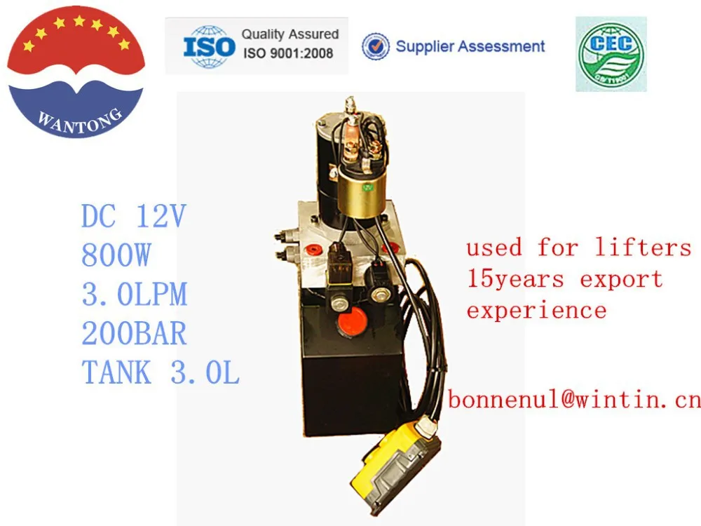 electric hydraulic power unit for forklift, mini talbe lift and scissor