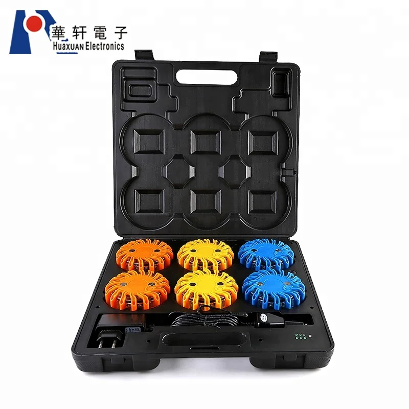 Источник заводского светодиодного дорожного сигнала, комплект мигающих сигнальных ламп, аварийный дисковый маячок, дорожный сигнальный фонарь