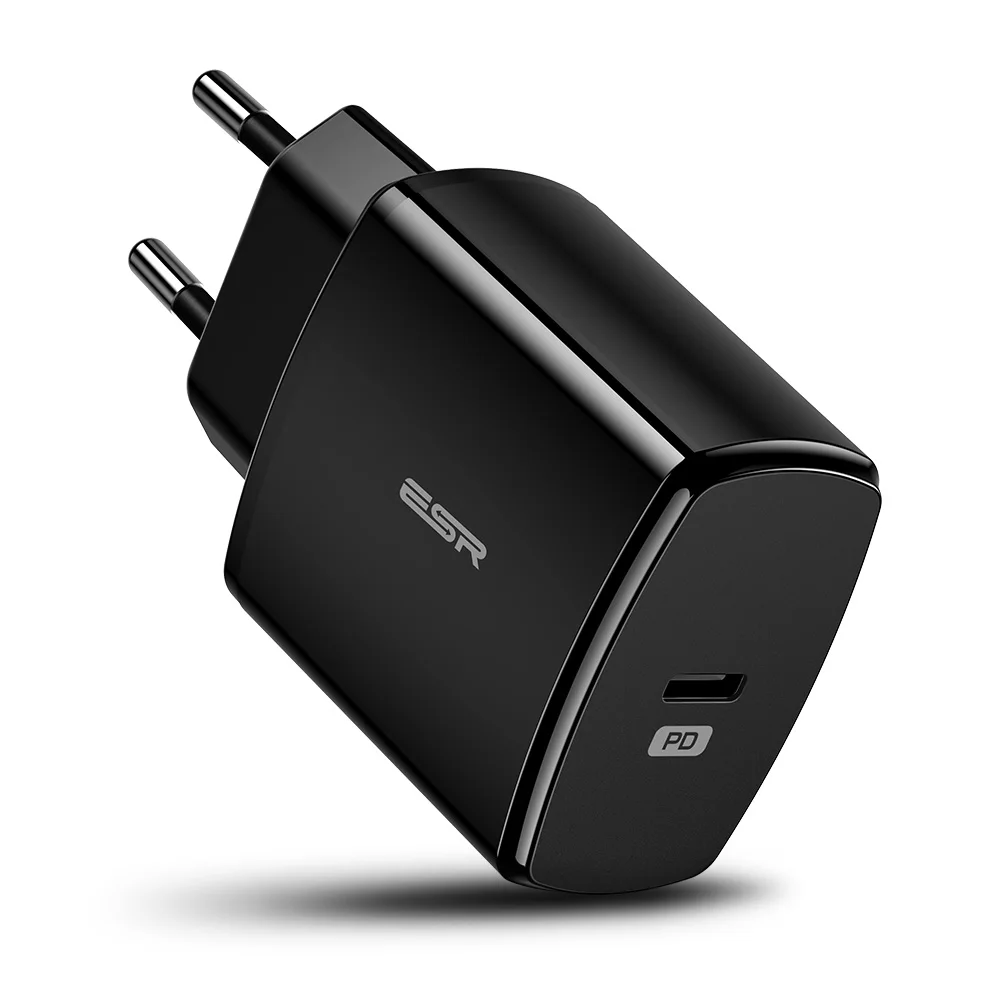 ESR Fast Delivery EU Plug 18W For Travelling Fast Power Bank usb c pd phone wall charger UK/US Plug