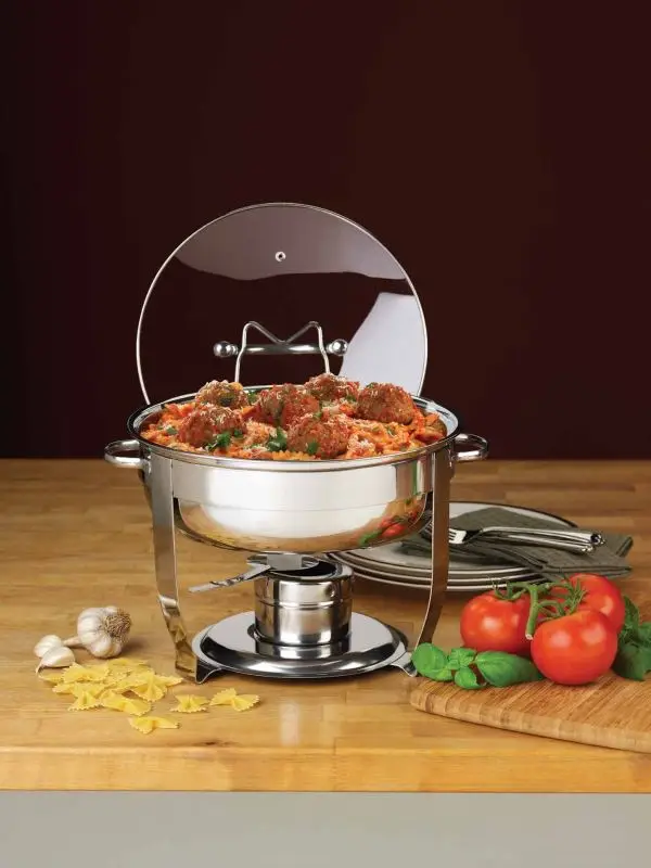 Stainless Steel 4QT Chafing Dish With Lid Buffet Food Warmer Wholesale