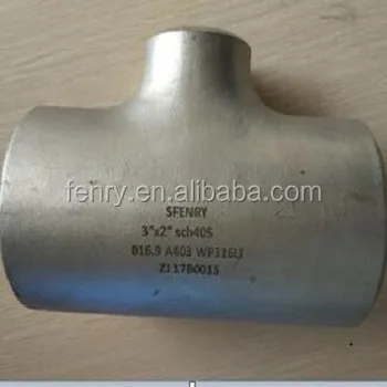 Sfenry Stainless Steel A403 WP316 SS Equal ASME B16.9 Tee