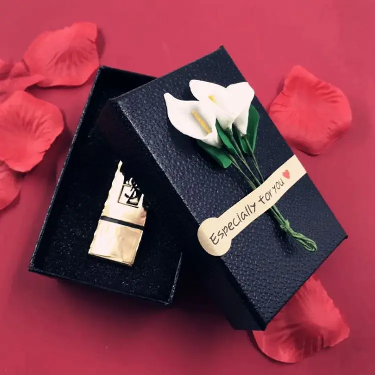 Elegant Custom Design lid and bottom Flower Paper Cardboard Perfume Essential Oil Gift Box