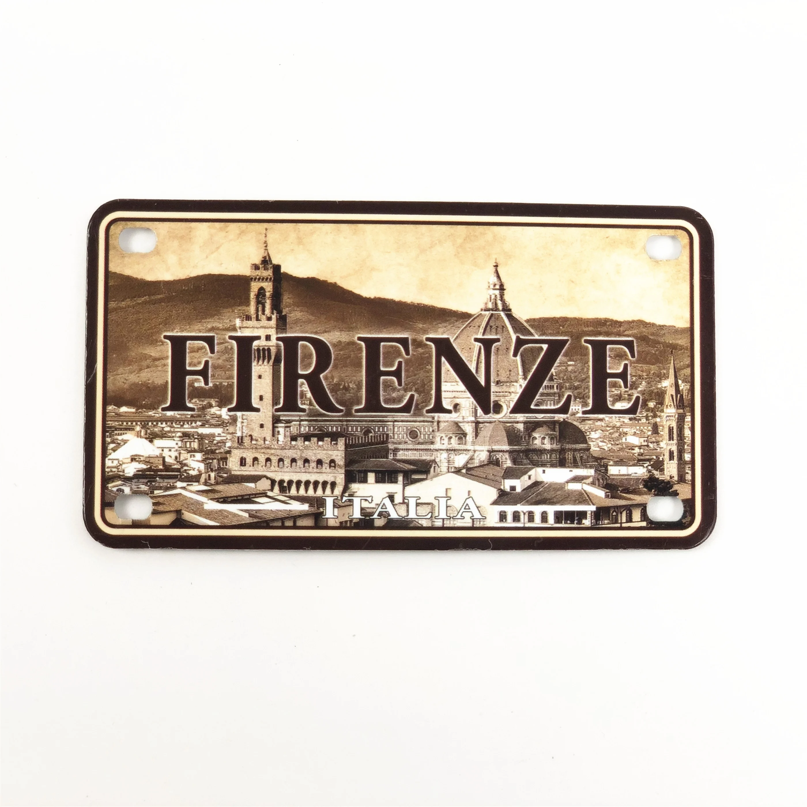  10.2*5.7cm Custom Embossed Decorative License Plates Blank Car Number Plate Unique Metal Aluminum mini name bike