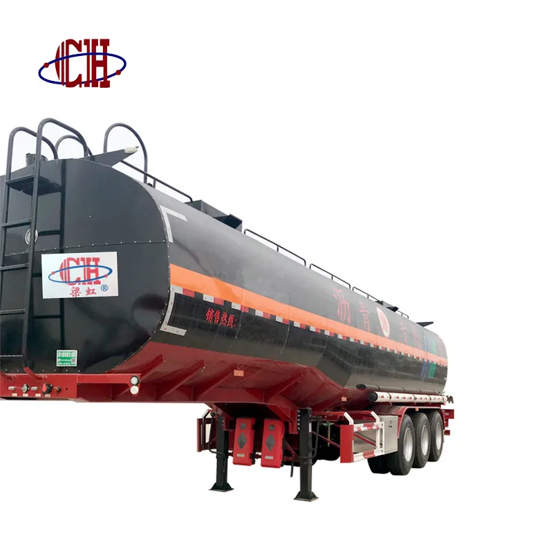 Widely Used Heavy Duty Truck3 Axles 35CBM/45CBM/55CBM/60CBM Bitumen/Asphalt Tanker Semi Trailer With Good Price