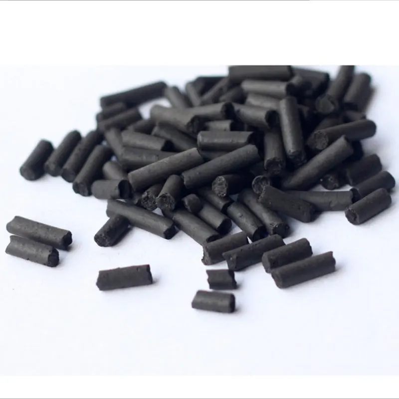 Coal and wood based pellet activated carbon for NH3 removal