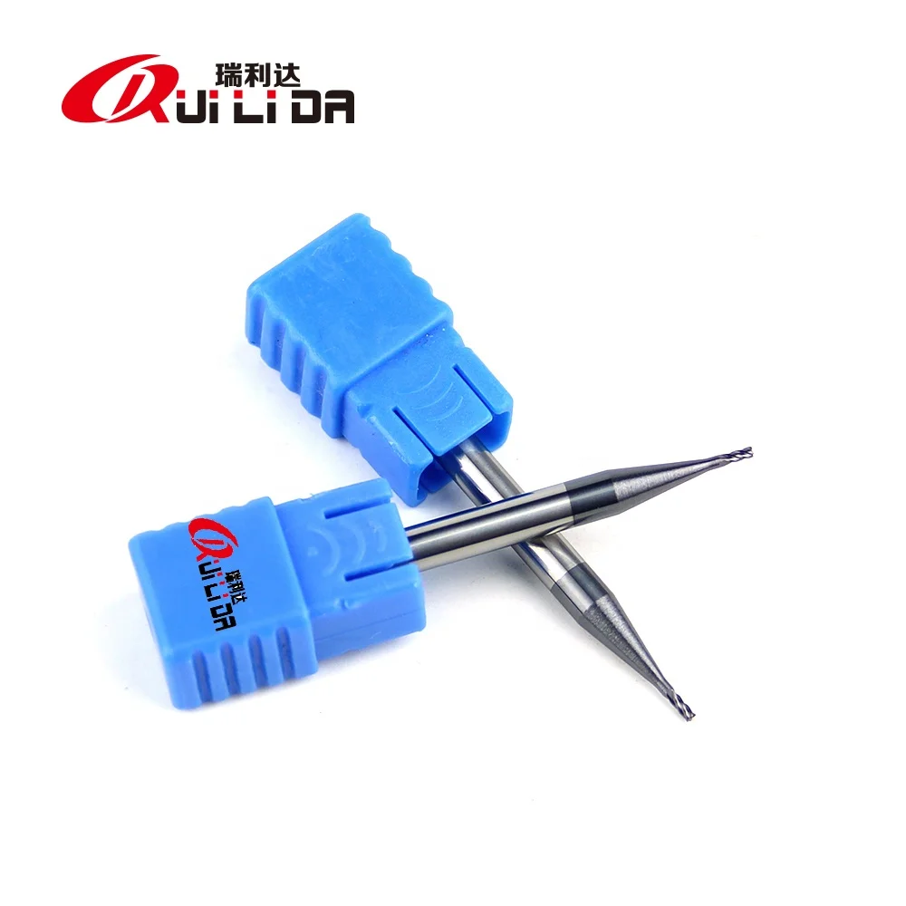 Manufacturer RLD HRC50 cnc tungsten carbide flat end mill fresas 4 flutes 2x50mm cnc machine milling cutter