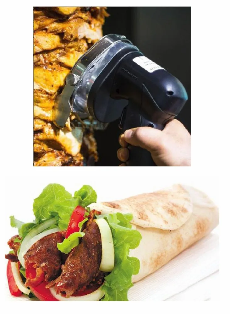 Wireless Professional Electric Doner Kebab Slicer ,Gryro Knife GRT- KS100N